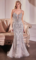 Ladivine CC0240 - Elegantes Meerjungfrauen-Abiballkleid – Farbe Frisches Grün