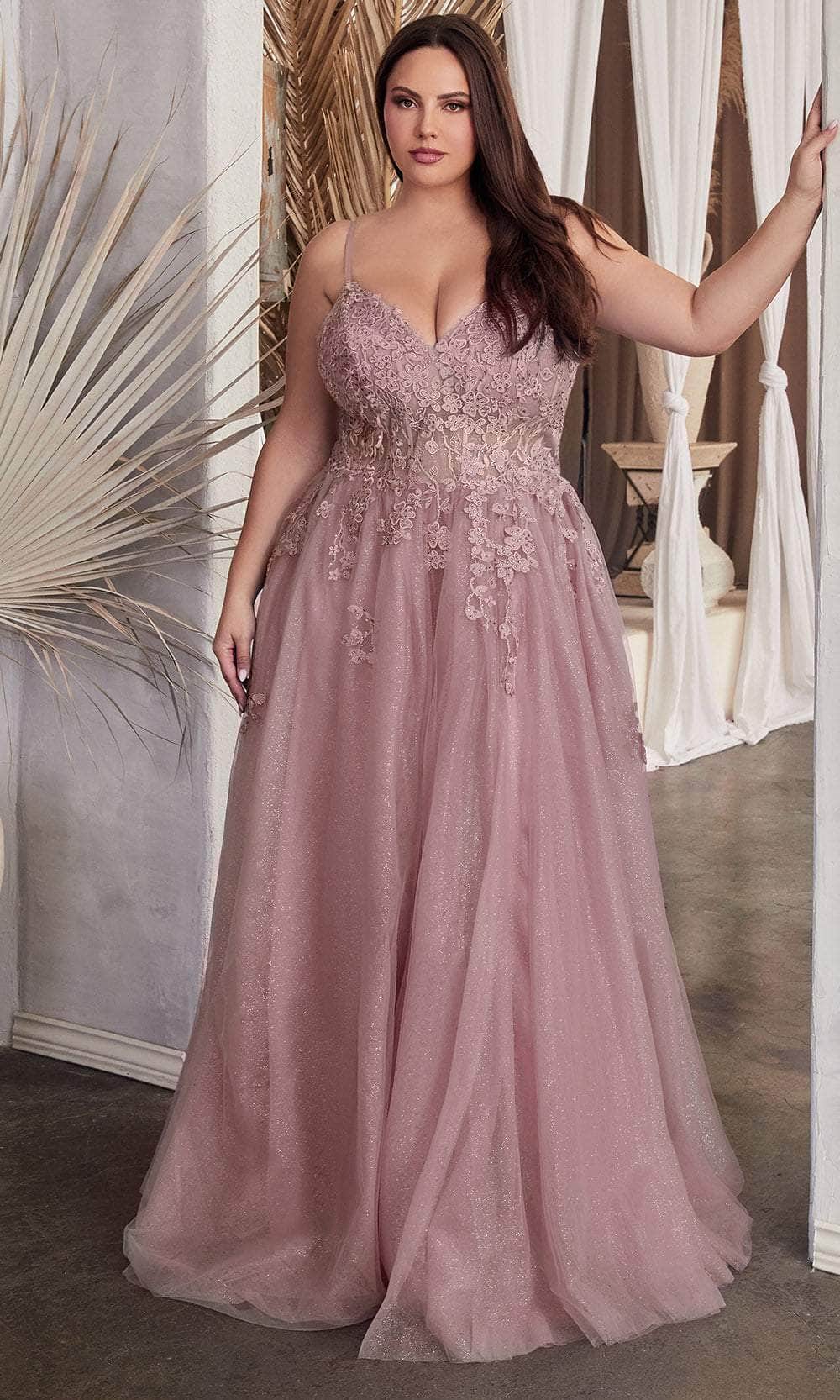 Cinderella Divine C148C - Ärmelloses Abiballkleid mit eleganter Stickerei – Farbe Blau